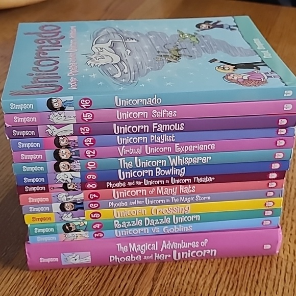 phoebe and her unicorn Other - Phoebe and Her Unicorn Adventure Books, bundle 14 books, by Dana Simpson